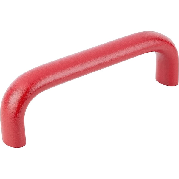 Pull Handle Oval A=180, L=197, D=M08, H=55, Aluminum Red Ral3003 Powder-Coated